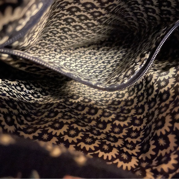 Vera Bradley Holiday Owls Christmas Iconic Triple Zip Crossbody Bag, EUC - Picture 5 of 5